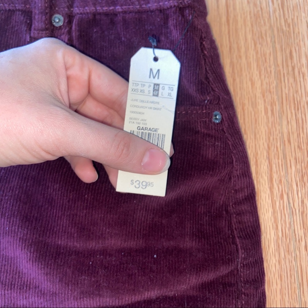NWT! Garage || Corduroy Skirt - Picture 5 of 9
